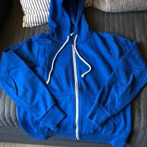 Royal Blue zip up hoodie
